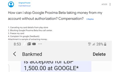 Fraud transaction by Google proxima beta.